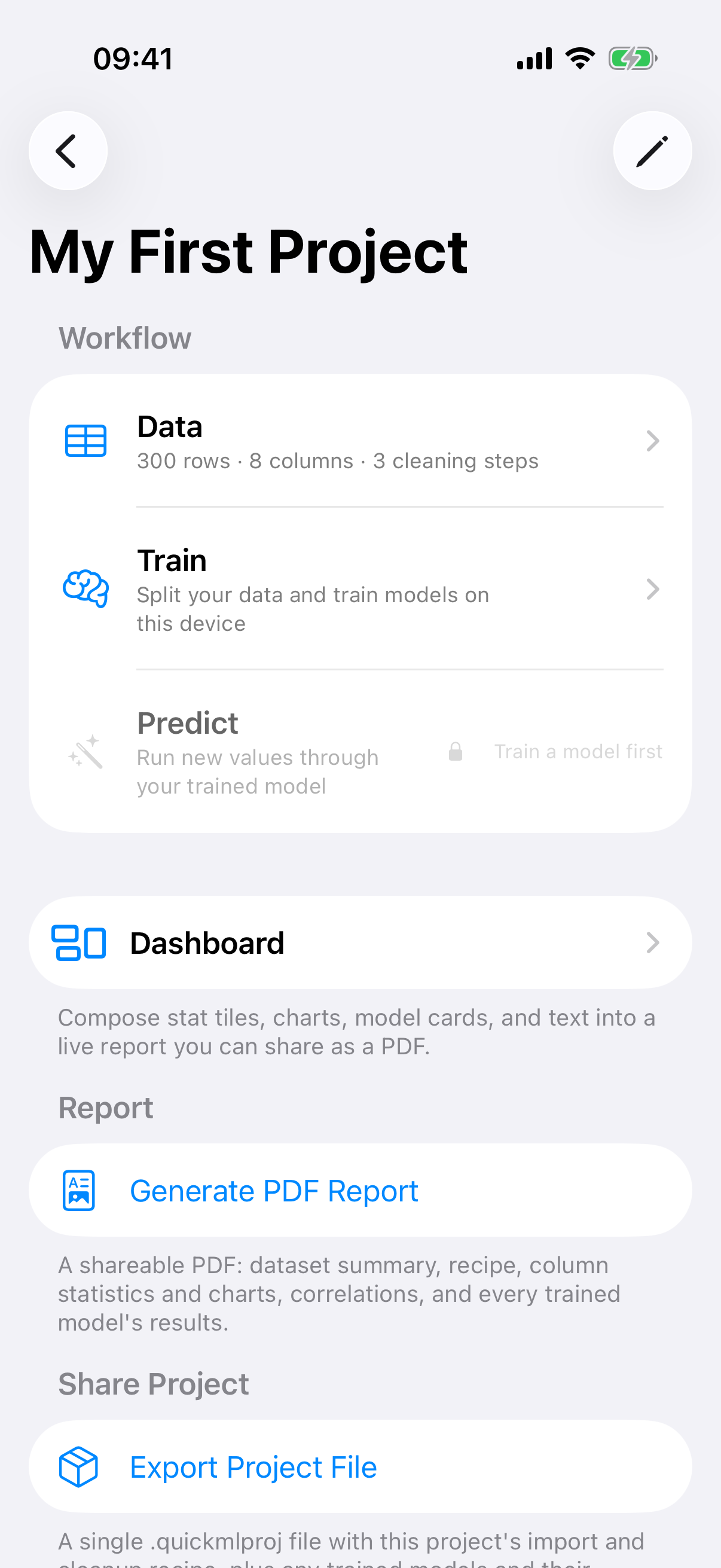 project workflow