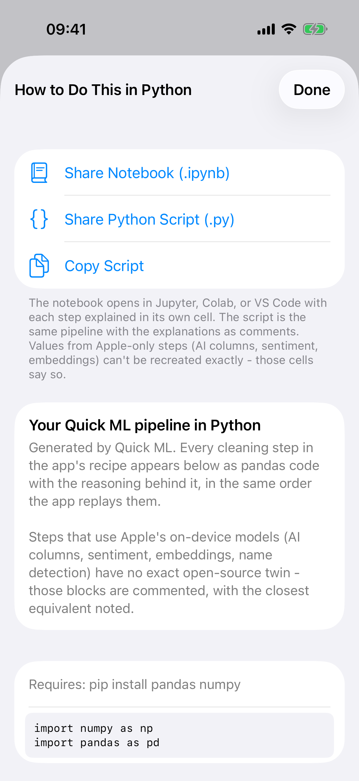 python notebook