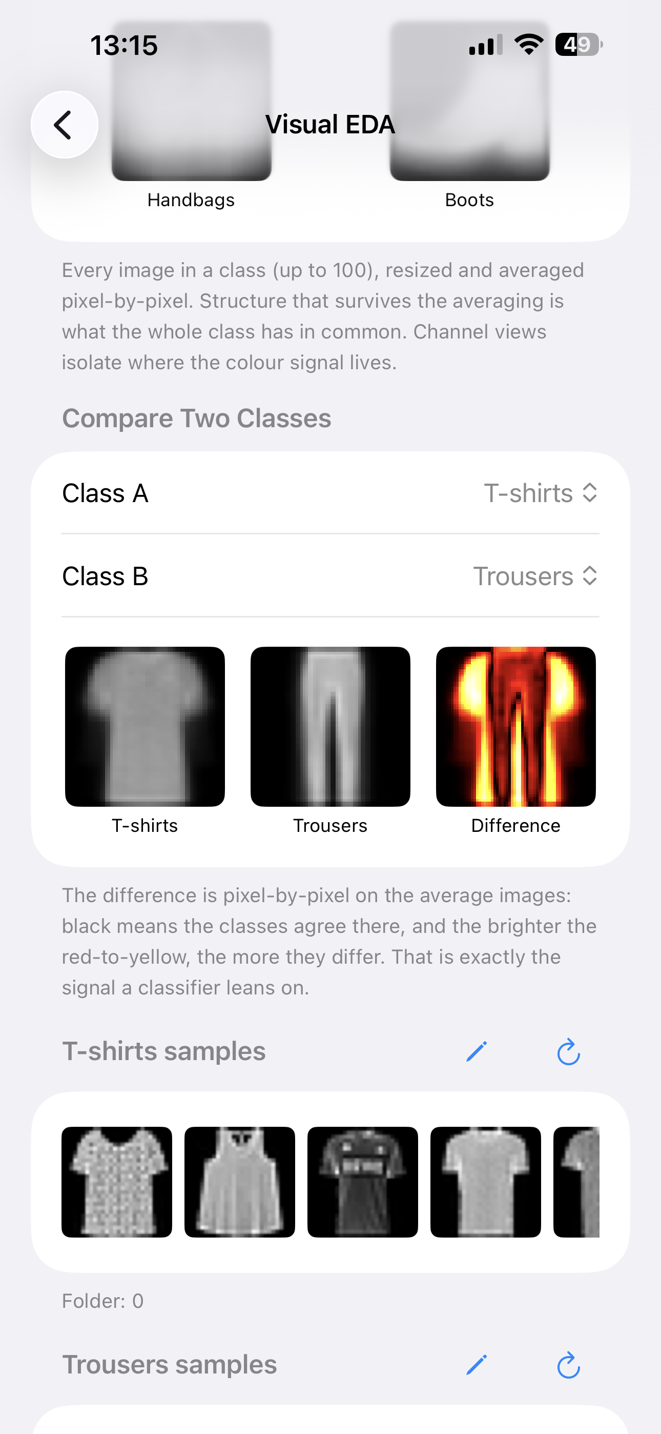 compare two classes