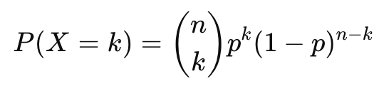 Binomial PMF Formula
