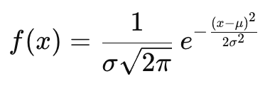 Normal PDF Formula