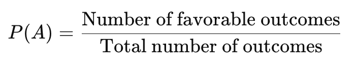Probability basic formula
