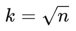 square root rule
